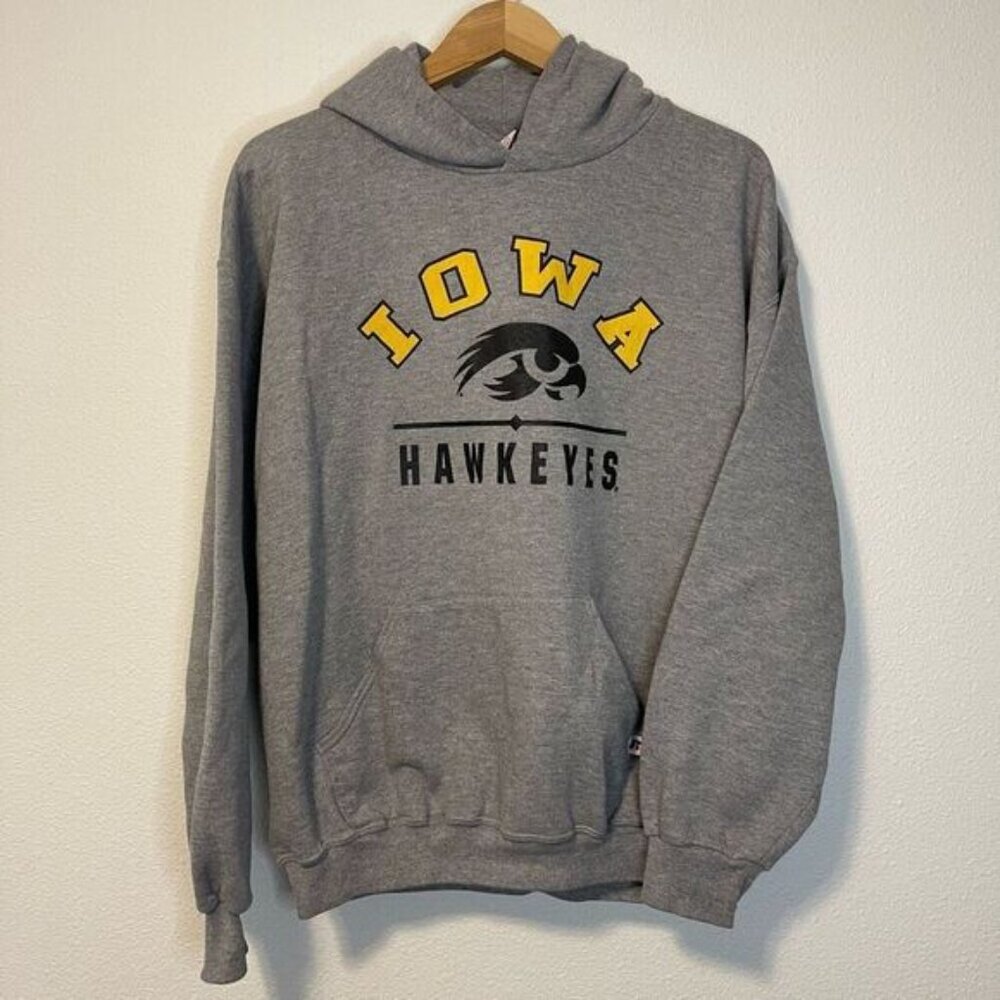 Vintage Iowa Hawkeyes Russell Athletic Hoodie Size XL